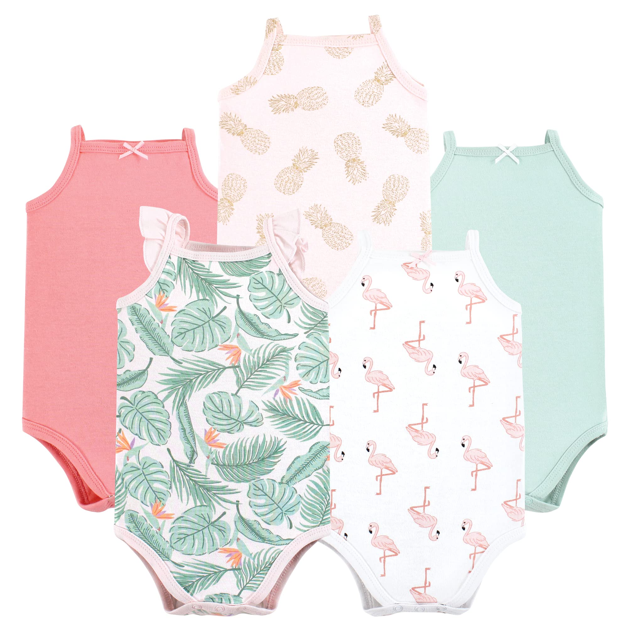 Hudson Baby Unisex Baby Cotton Sleeveless Bodysuits WEBE CLOTHING
