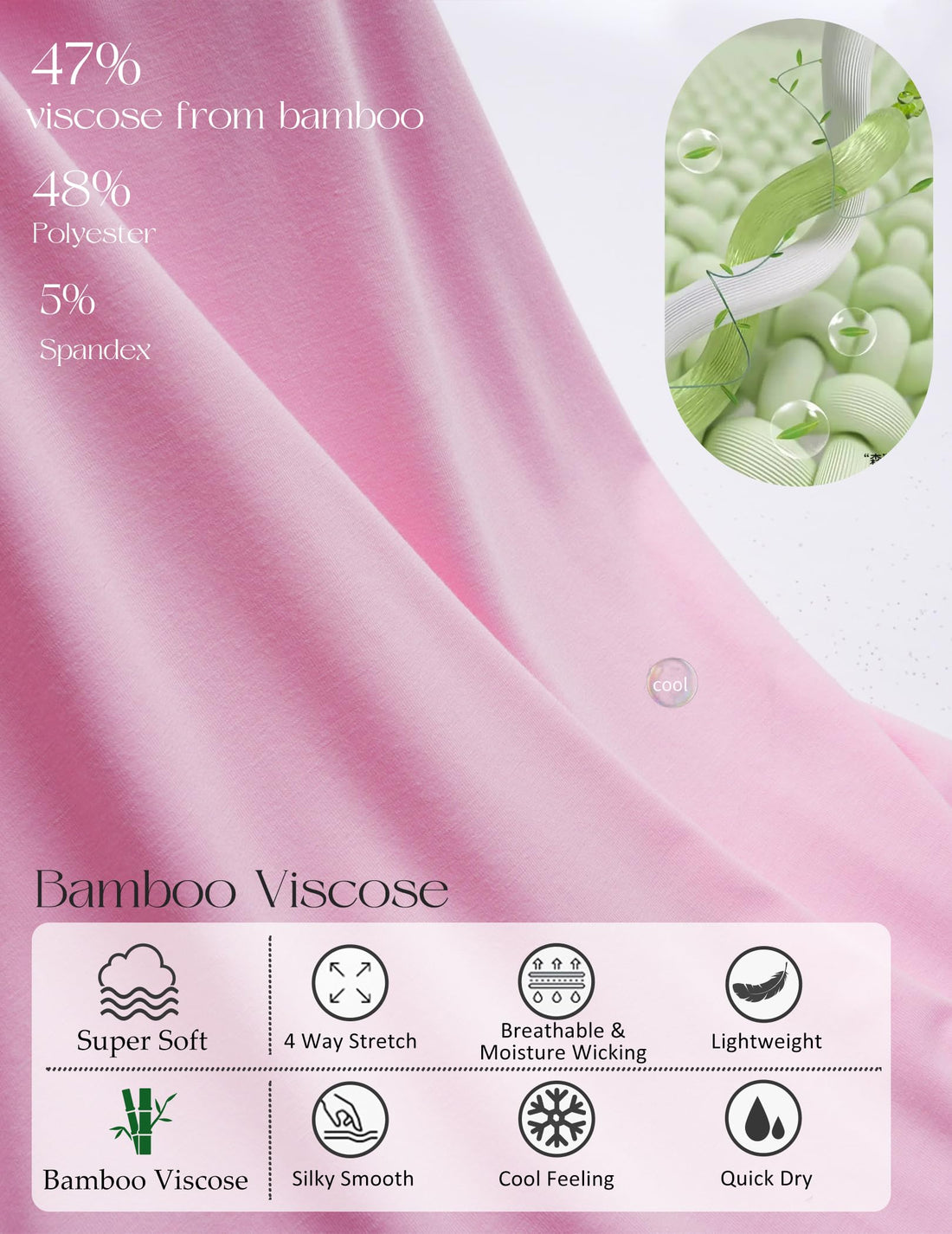 Ekouaer Pajama for Women Viscose from Bamboo 2 piece Lightweight Summer Pj Soft Short Sleeve Matching Lounge sets with Pocket
