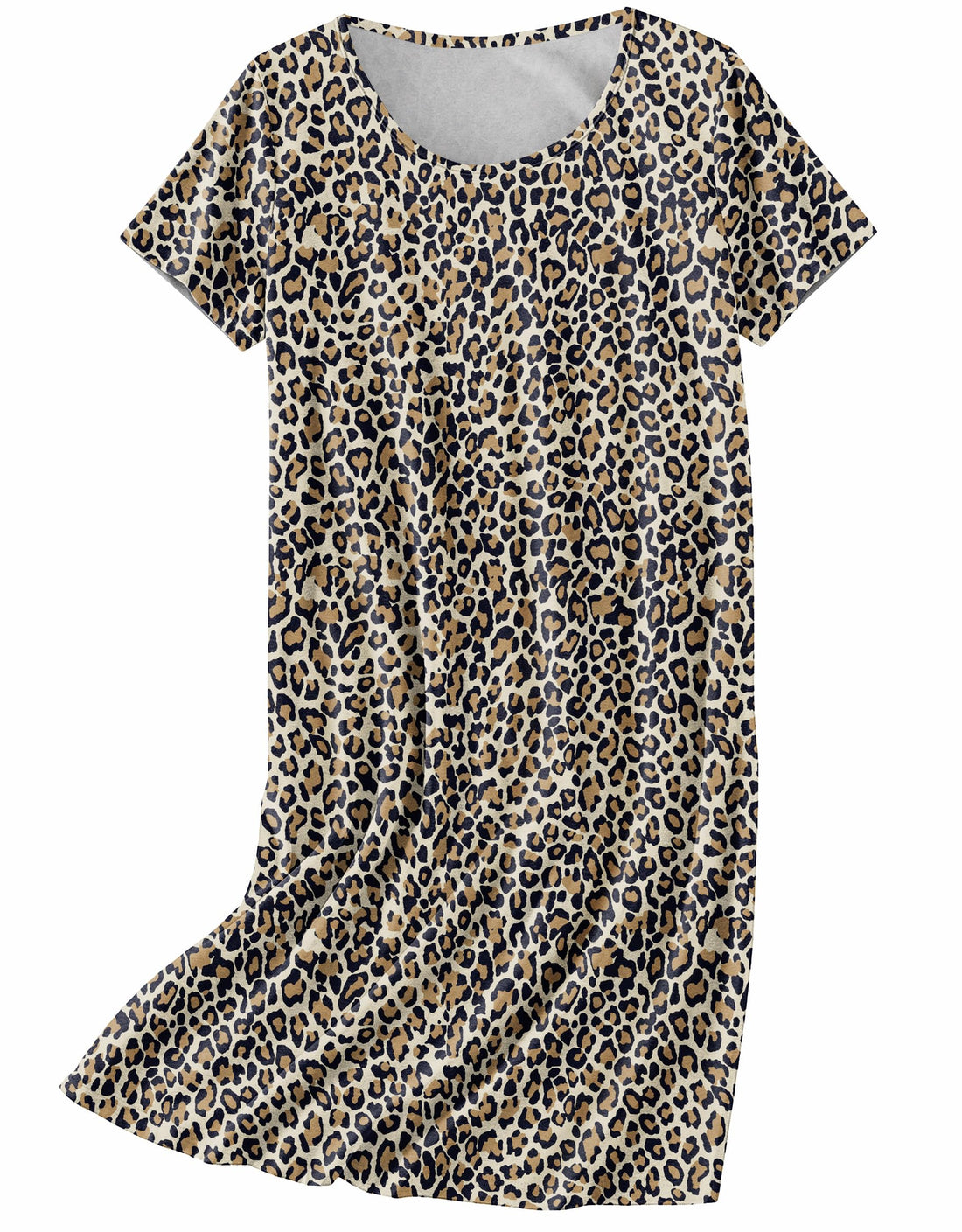 Ekouaer Nightgowns for Women Cotton Sleepshirts Short Sleeve Nightshirt Tshirt Night Gown Casual Sleepdress Comfy Nightdress