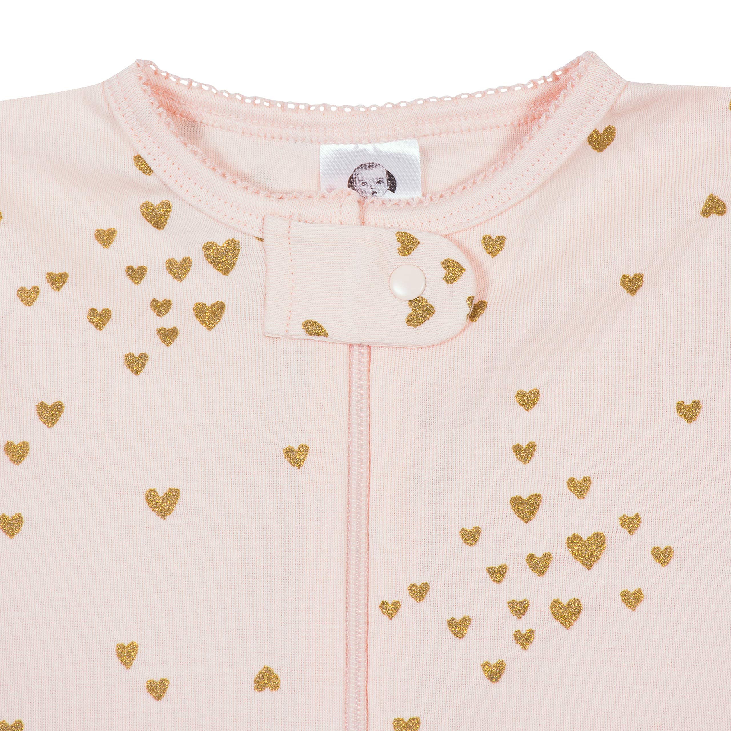 Gerber Baby Girls 4-pack Footed Pajamas