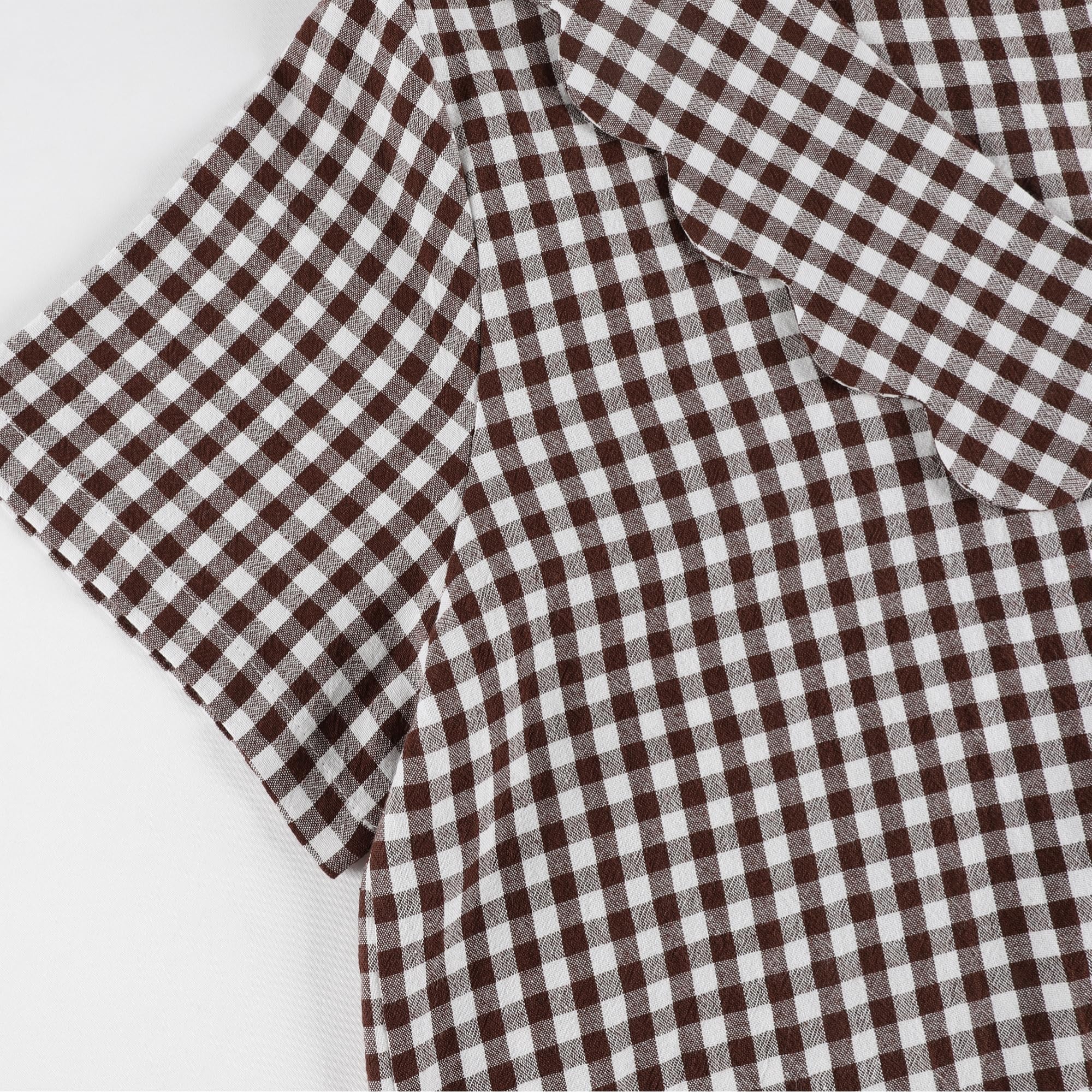 Tanming Womens Gingham 2 Piece Pajamas Sets Puff Sleeve Babydoll Shirt Ruffle Pants Pj Lounge Set Sleepwear WEBE CLOTHING