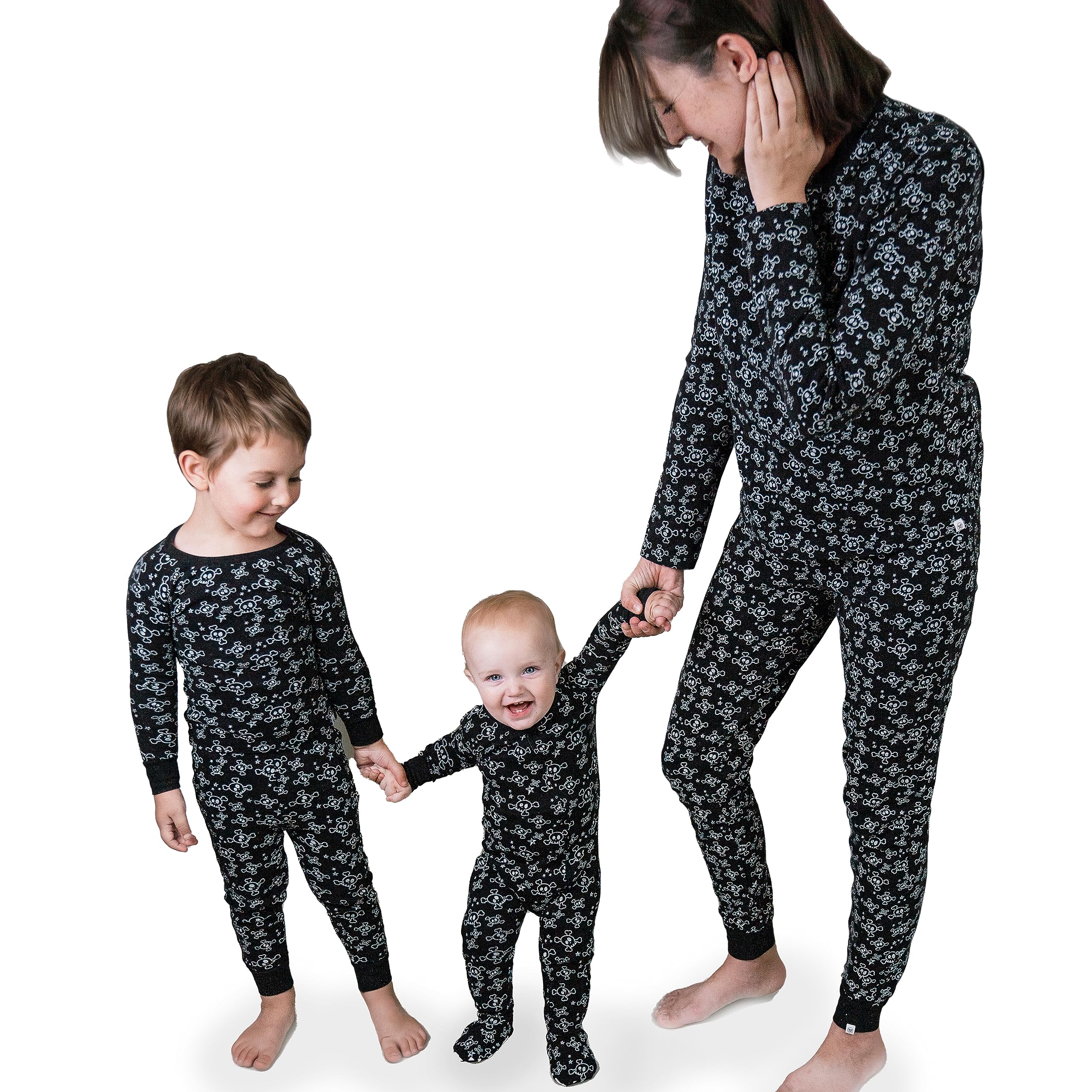 HonestBaby Family Matching Holiday Pajamas 100% Organic Cotton for Men, Women, Kids, Toddlers, Baby Boys, Girls, Unisex, Pets