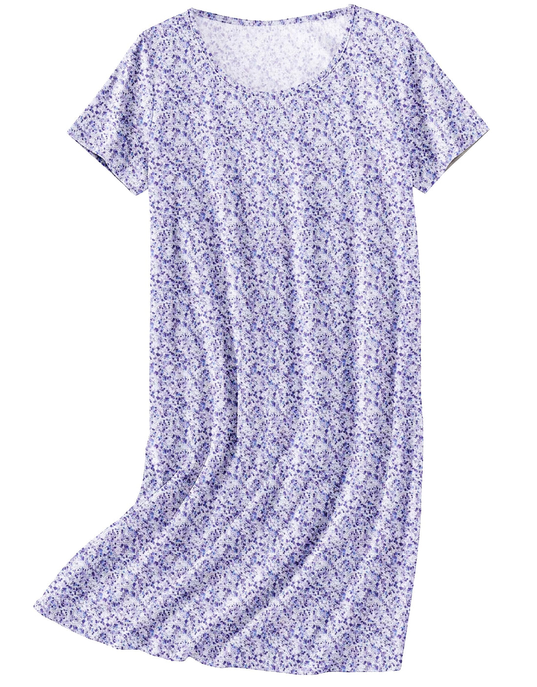 Ekouaer Nightgowns for Women Cotton Sleepshirts Short Sleeve Nightshirt Tshirt Night Gown Casual Sleepdress Comfy Nightdress