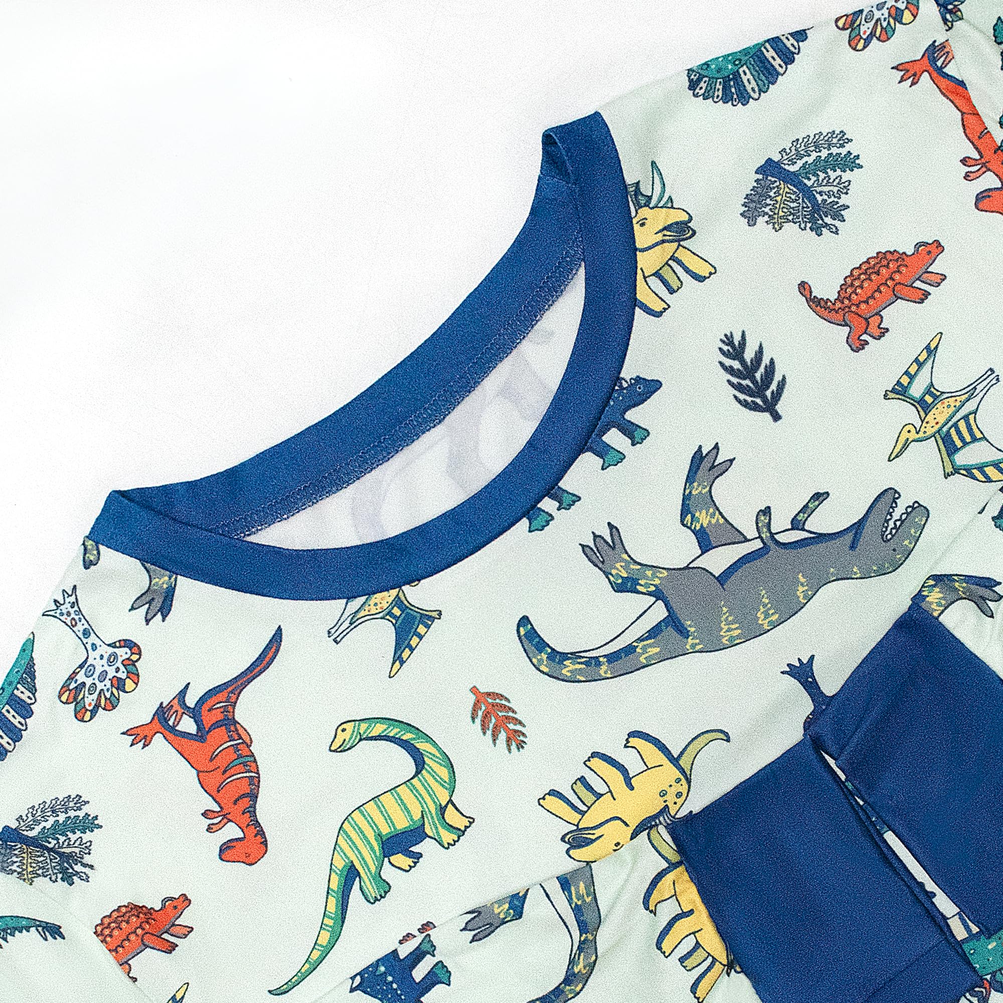 HYCLES Family Matching Pajama Sets, Long Sleeve Sleepwear Pjs for Couple Dinosaur Pjs