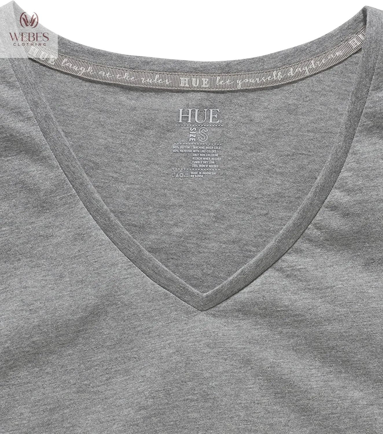 HUE Womens Sleepwell Basic Short Sleeve V-Neck T-Shirt for Lounging Or Sleeping, Made with Temperature Regulating Technology