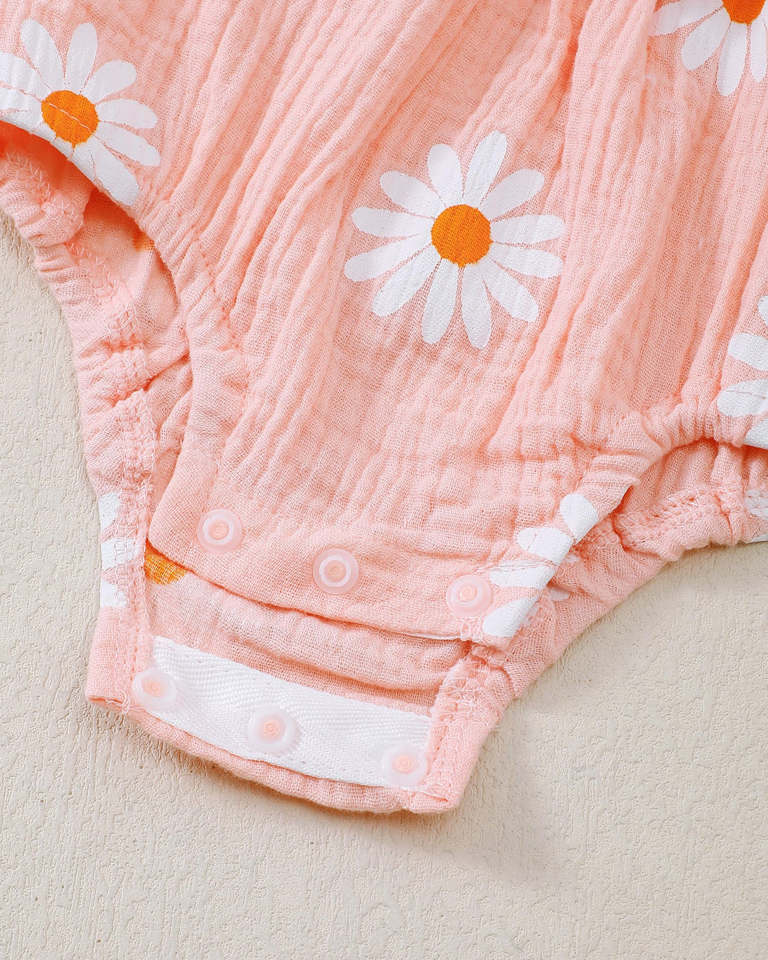 Renotemy Baby Girl Clothes Infant Summer Romper Cotton Linen Newborn Essentials Photography Preemie Outfits with Hat&Headband WEBE CLOTHING