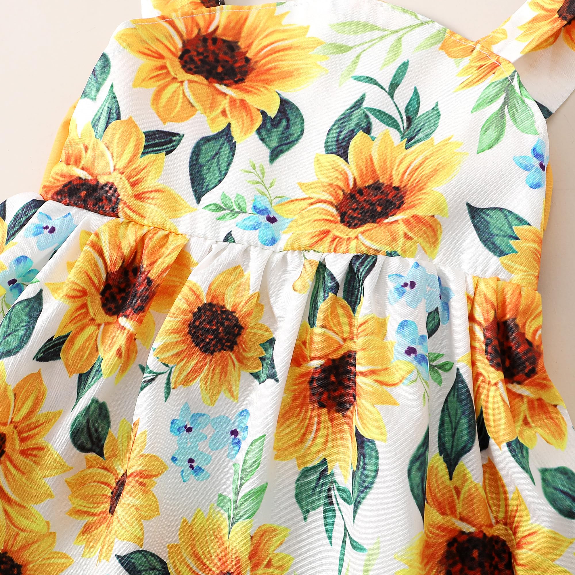 Newborn Infant Baby Girl Dress Toddler Girl Clothes Halter Backless Sleeveless Flower Sundress Summer Dresses for Girl WEBE CLOTHING