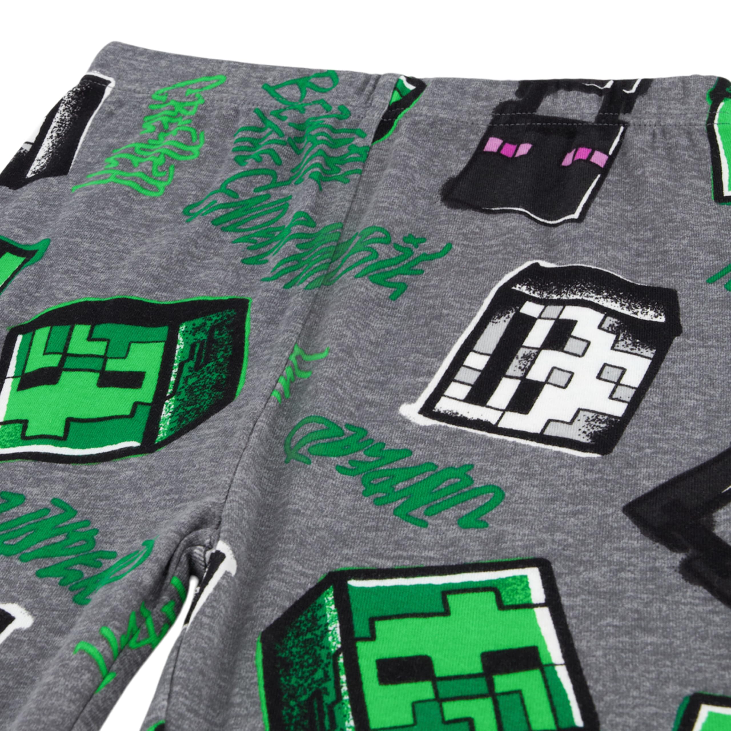 Minecraft Boys' 6-piece Snug-fit Cotton Pajama Set, Soft & Cute for Kids