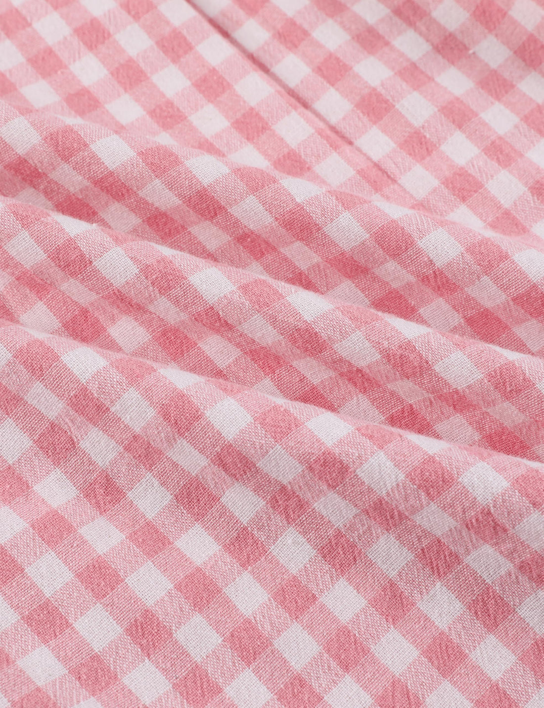 Tanming Womens Gingham 2 Piece Pajamas Sets Puff Sleeve Babydoll Shirt Ruffle Pants Pj Lounge Set Sleepwear WEBE CLOTHING