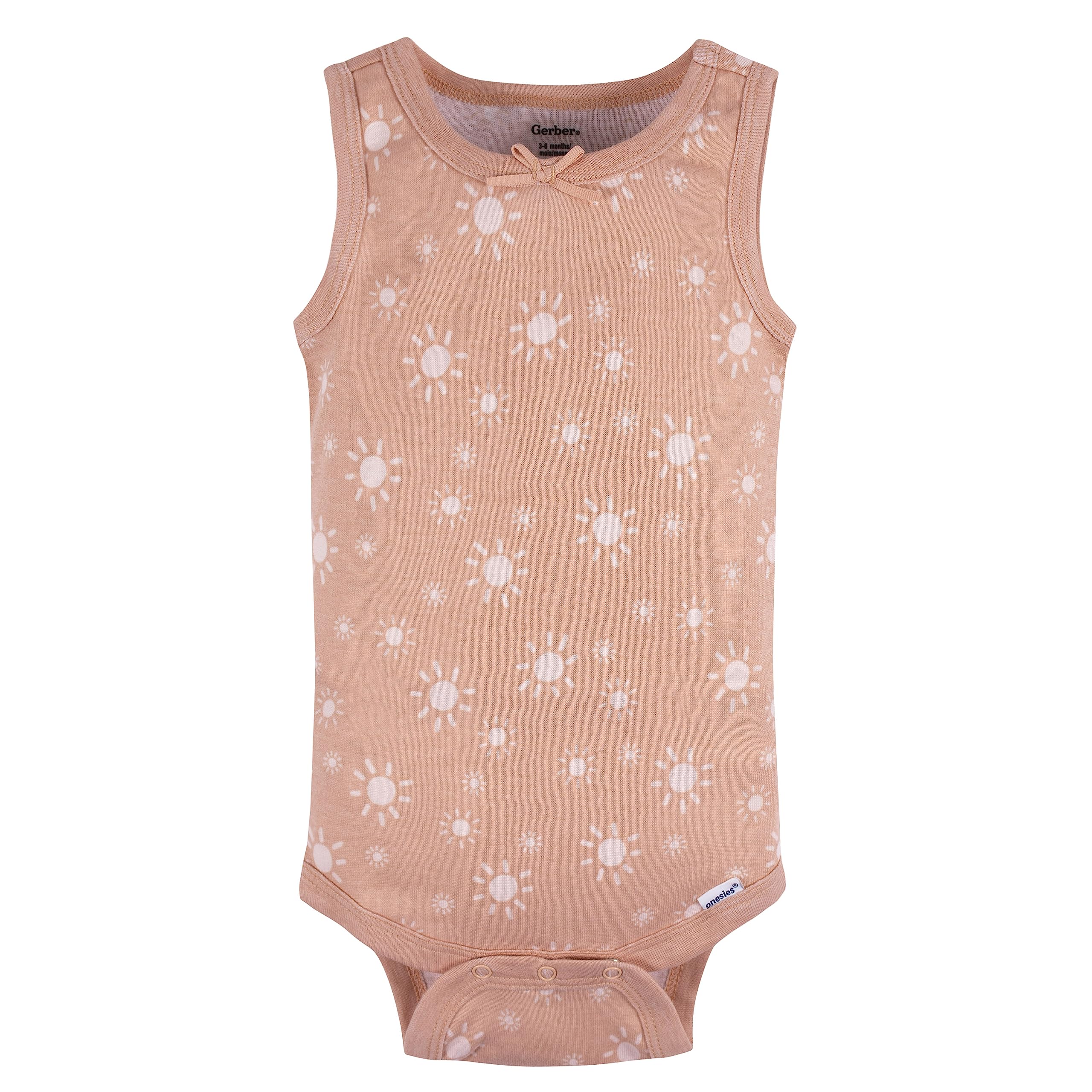 Gerber Baby Girls Multi-Pack Sleeveless Onesies Bodysuit WEBE CLOTHING