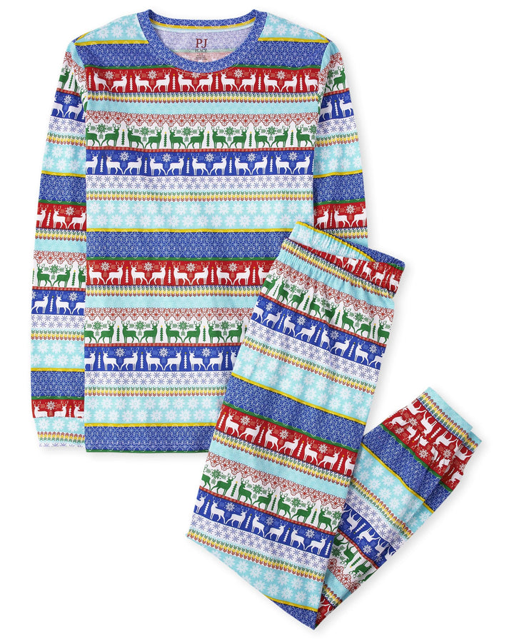 The Children's Place Kids' Family Matching, Festive Christmas Pajama Sets, Cotton WEBE CLOTHING