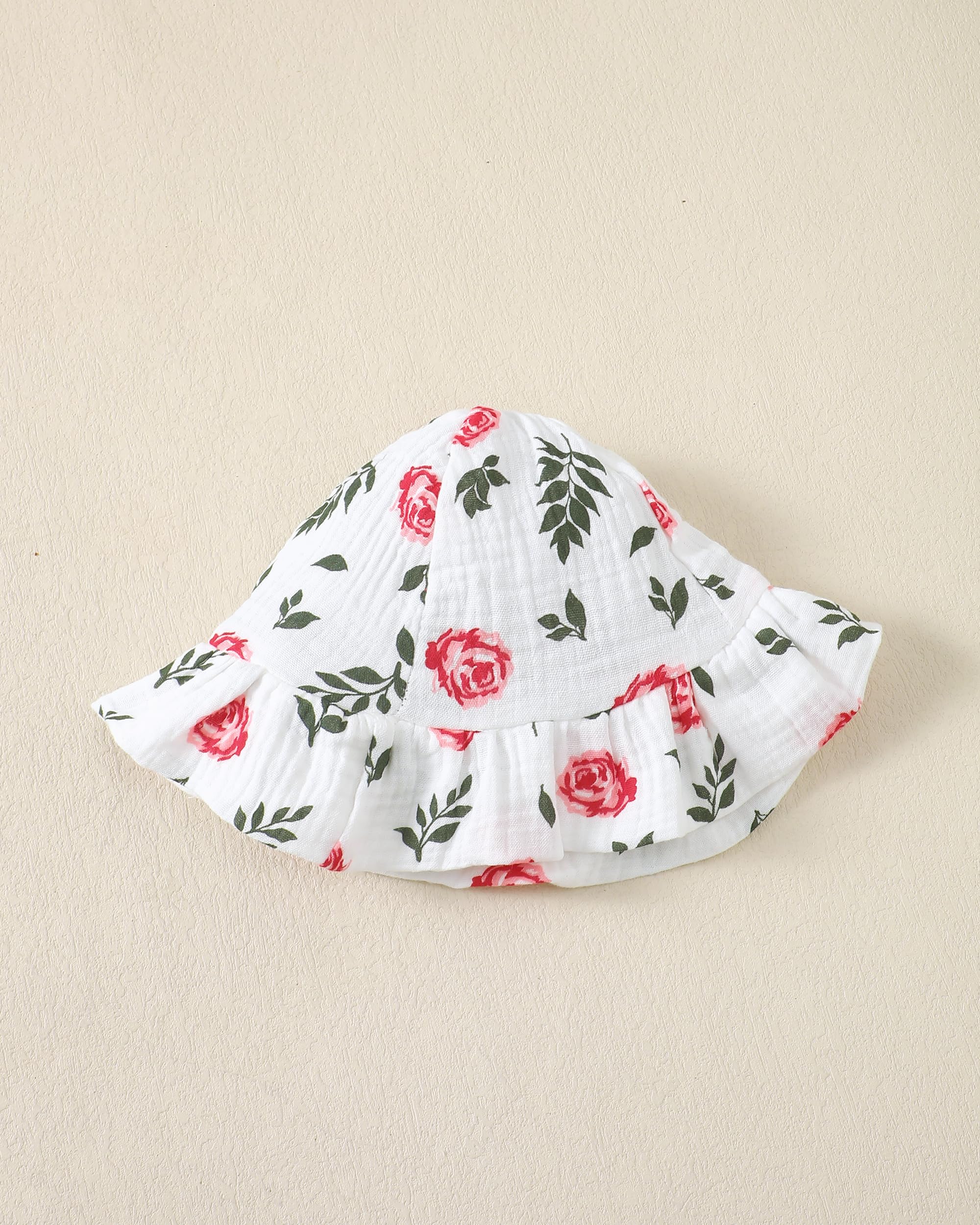 Renotemy Baby Girl Clothes Infant Summer Romper Cotton Linen Newborn Essentials Photography Preemie Outfits with Hat&Headband WEBE CLOTHING