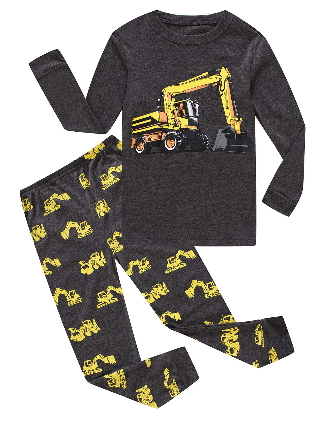 Family Feeling Kids & Toddler Boys Pajamas 2 Piece Pjs Set 100% Cotton Sleepwear