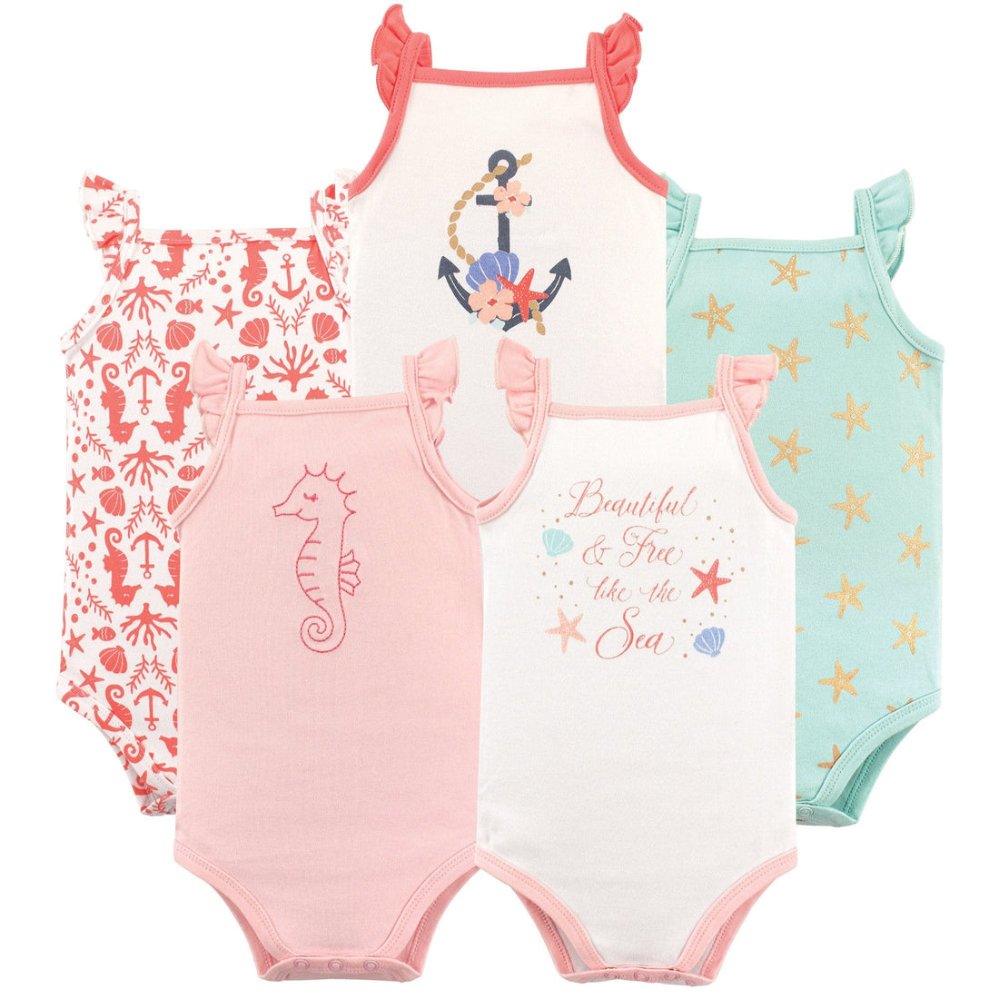 Hudson Baby Unisex Baby Cotton Sleeveless Bodysuits WEBE CLOTHING