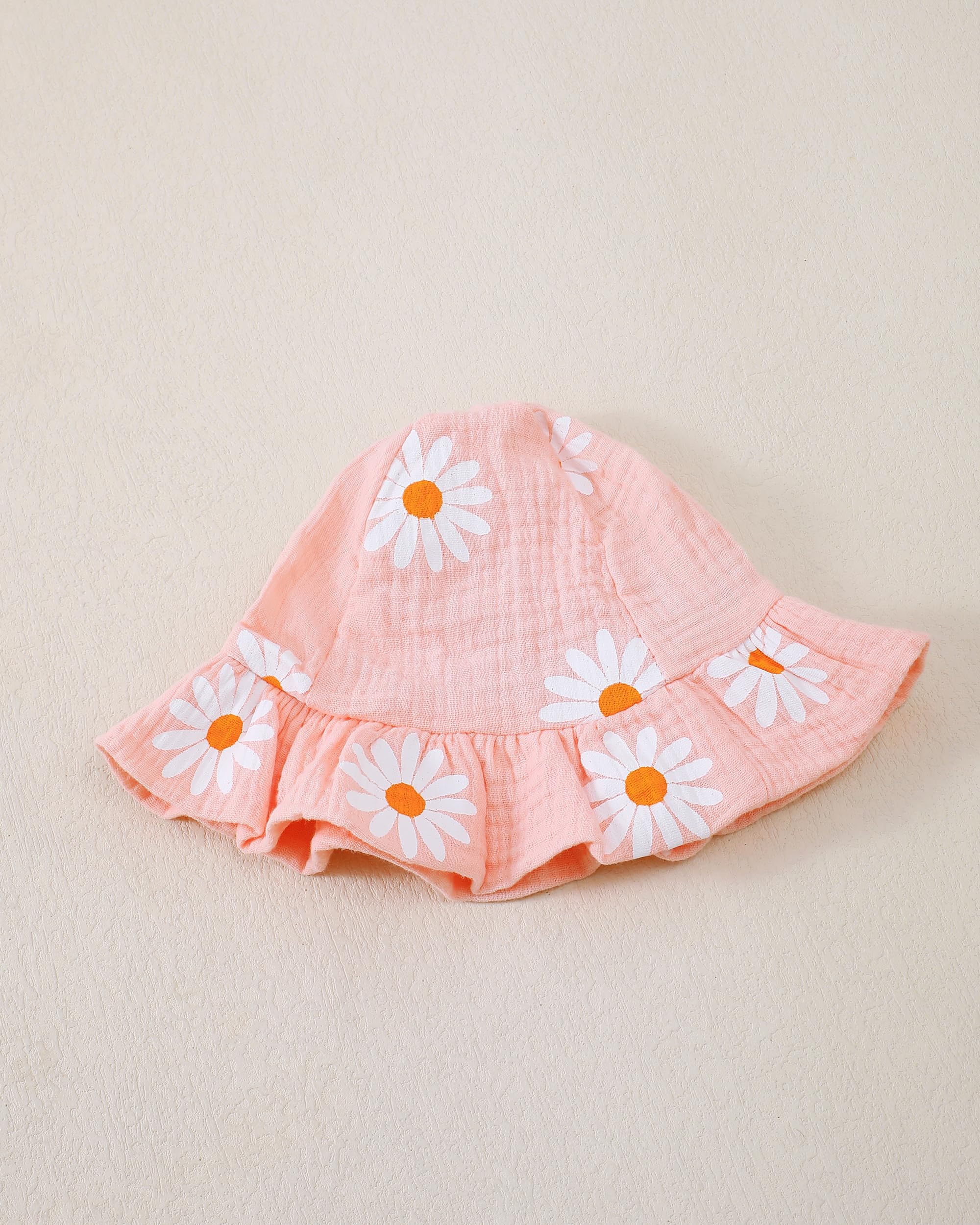 Renotemy Baby Girl Clothes Infant Summer Romper Cotton Linen Newborn Essentials Photography Preemie Outfits with Hat&Headband WEBE CLOTHING