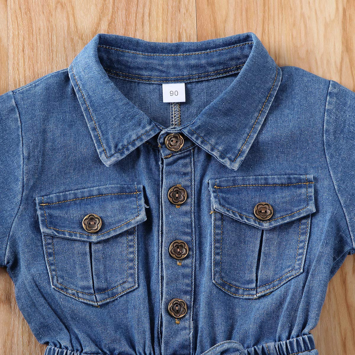 Summer Toddler Girl Jumpsuit Shorts Little Girl Overalls Clothes Baby Jean Romper Jumpsuit One Piece Outfit WEBE CLOTHING