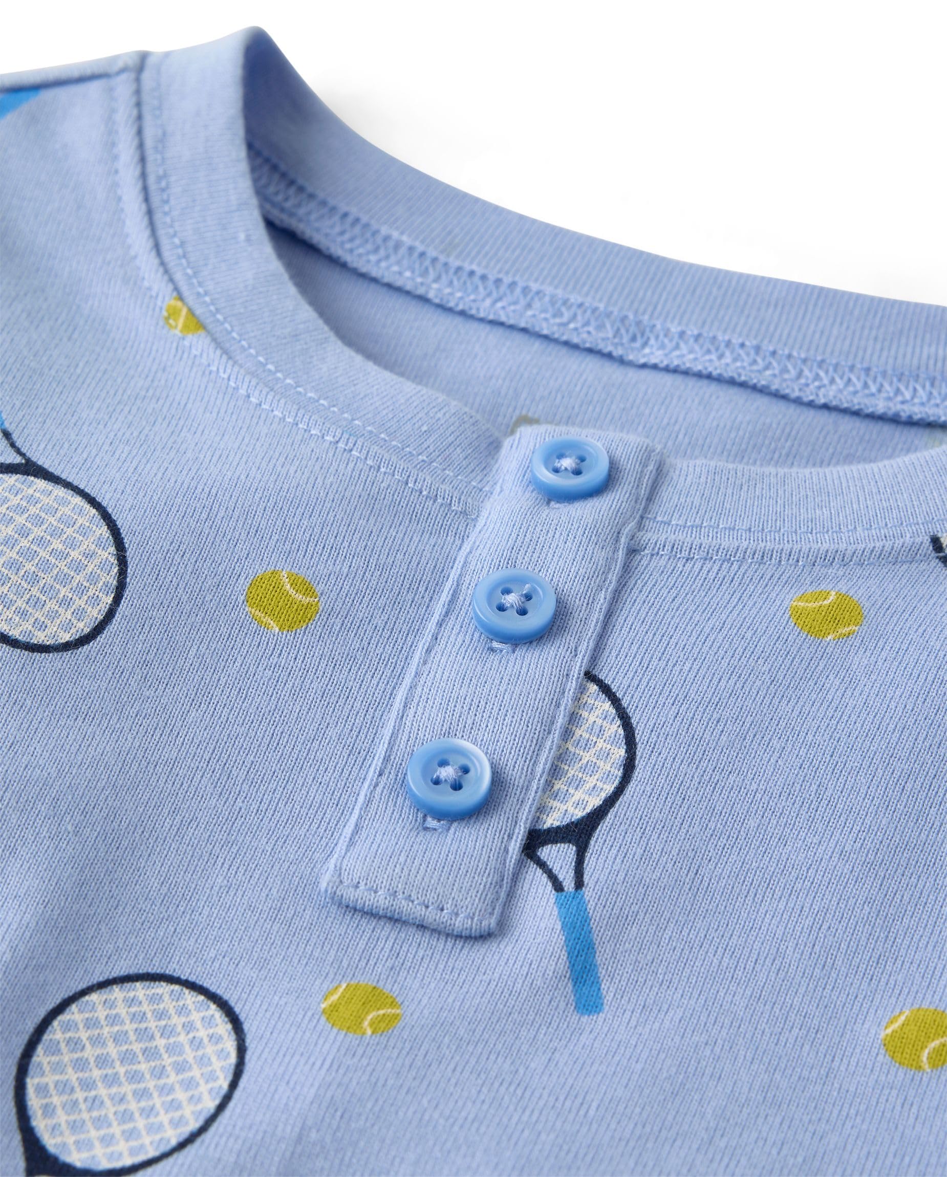 Gymboree Boys' 100% Cotton Short Sleeve Top and Shorts, Gymmies Pajama Set