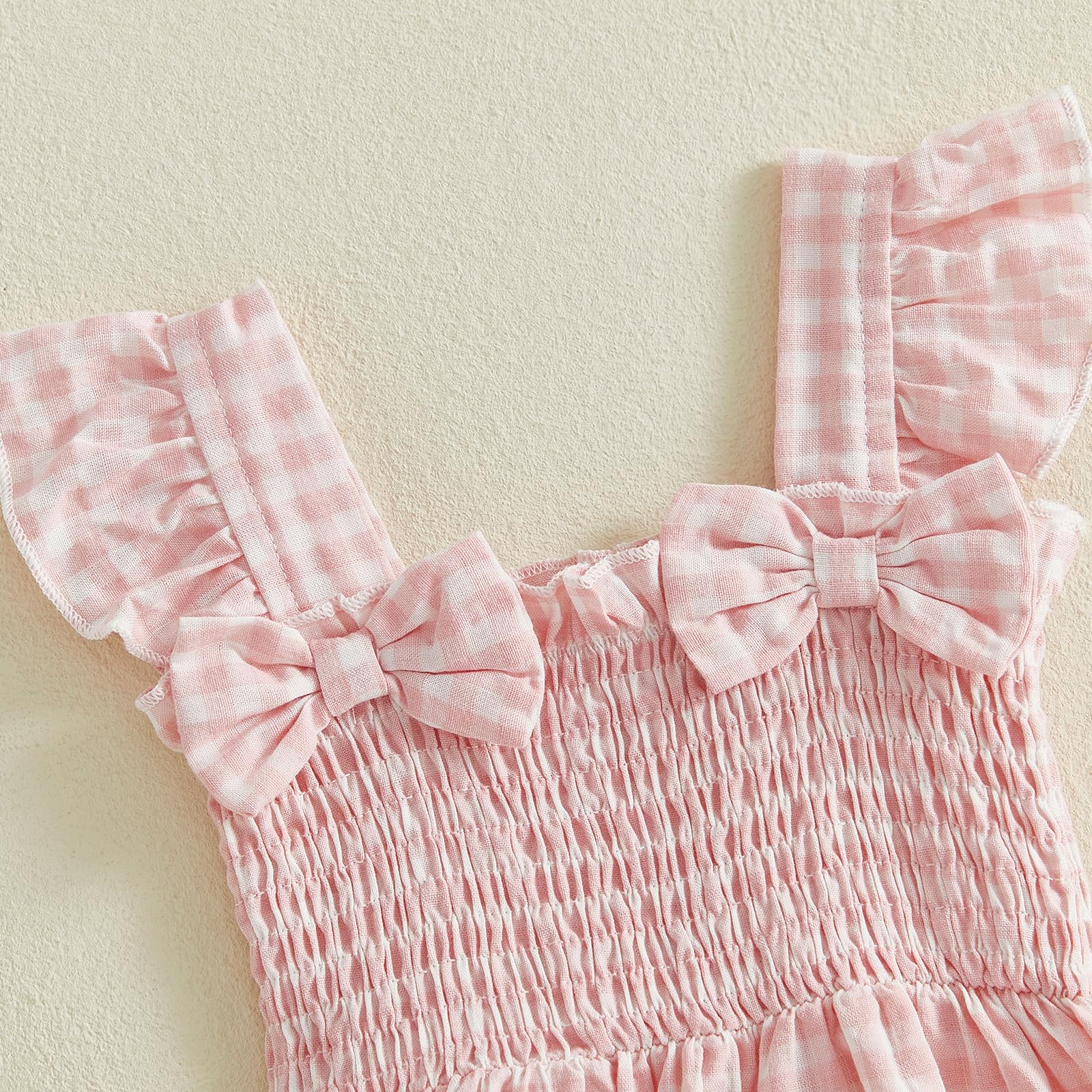 Baby Girl Clothes Infant Summer Outfits Set Plaid Ruffle Sleeve Shirt Tops and Bloomers Shorts WEBE CLOTHING