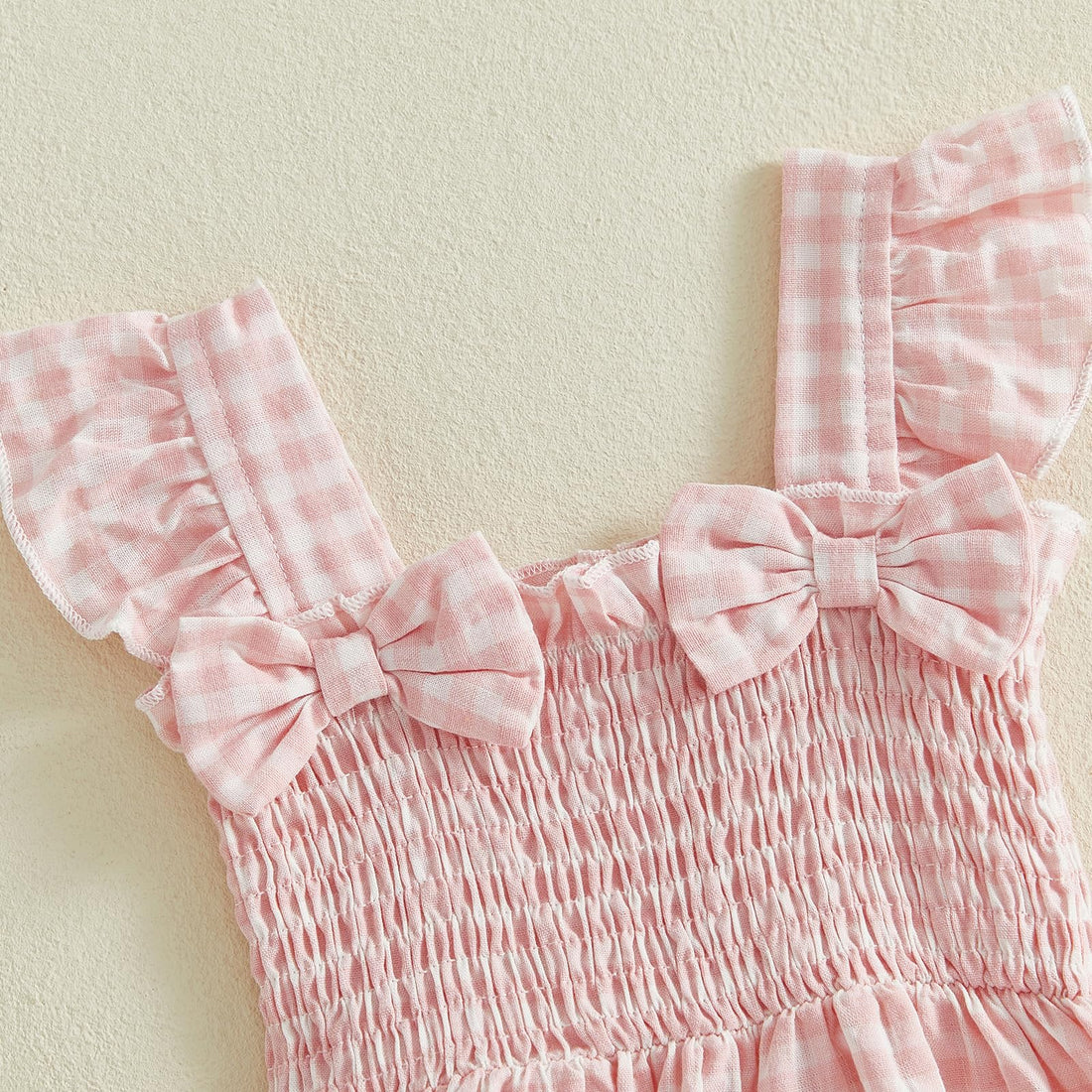 Baby Girl Clothes Infant Summer Outfits Set Plaid Ruffle Sleeve Shirt Tops and Bloomers Shorts WEBE CLOTHING