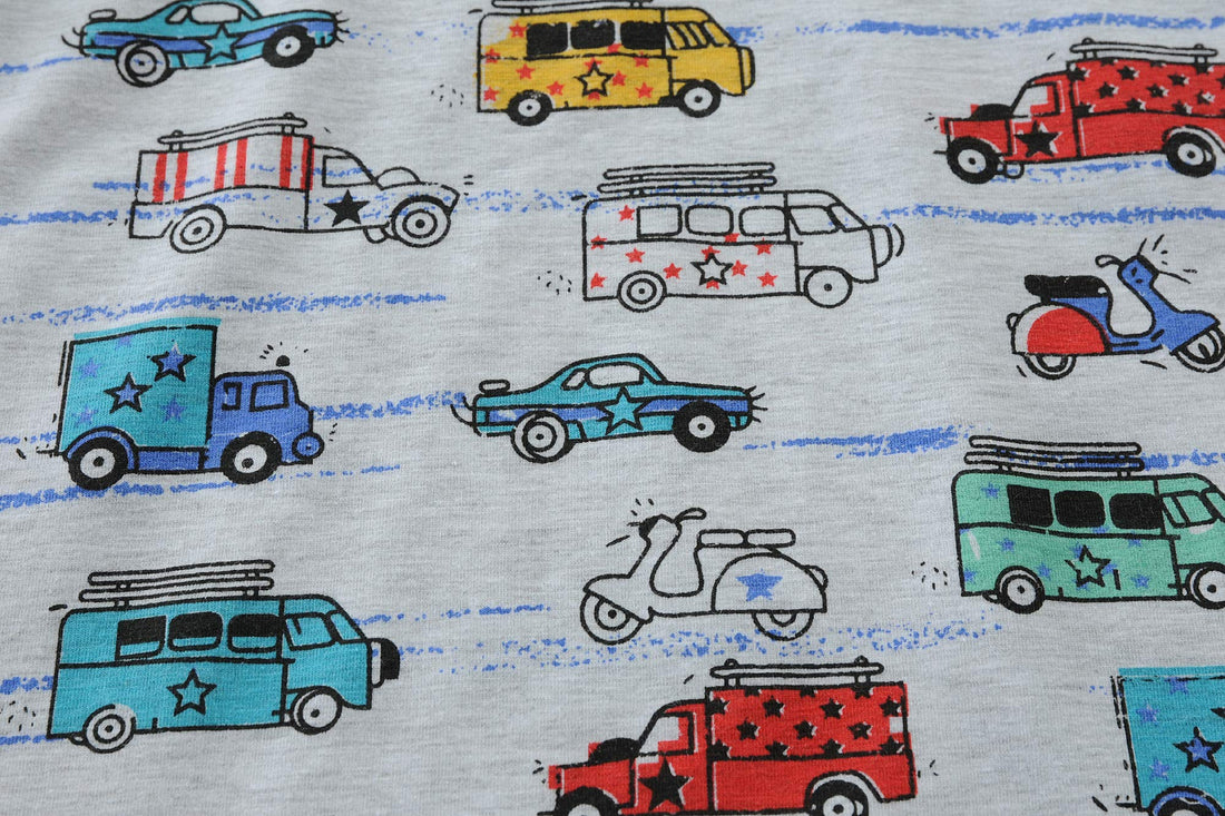 Little Hand Toddler Boys Pajamas Kids Dinosaur Summer PJS Monster Truck Boy Tractor Jammies Hockey Short Sets 2-7 Years