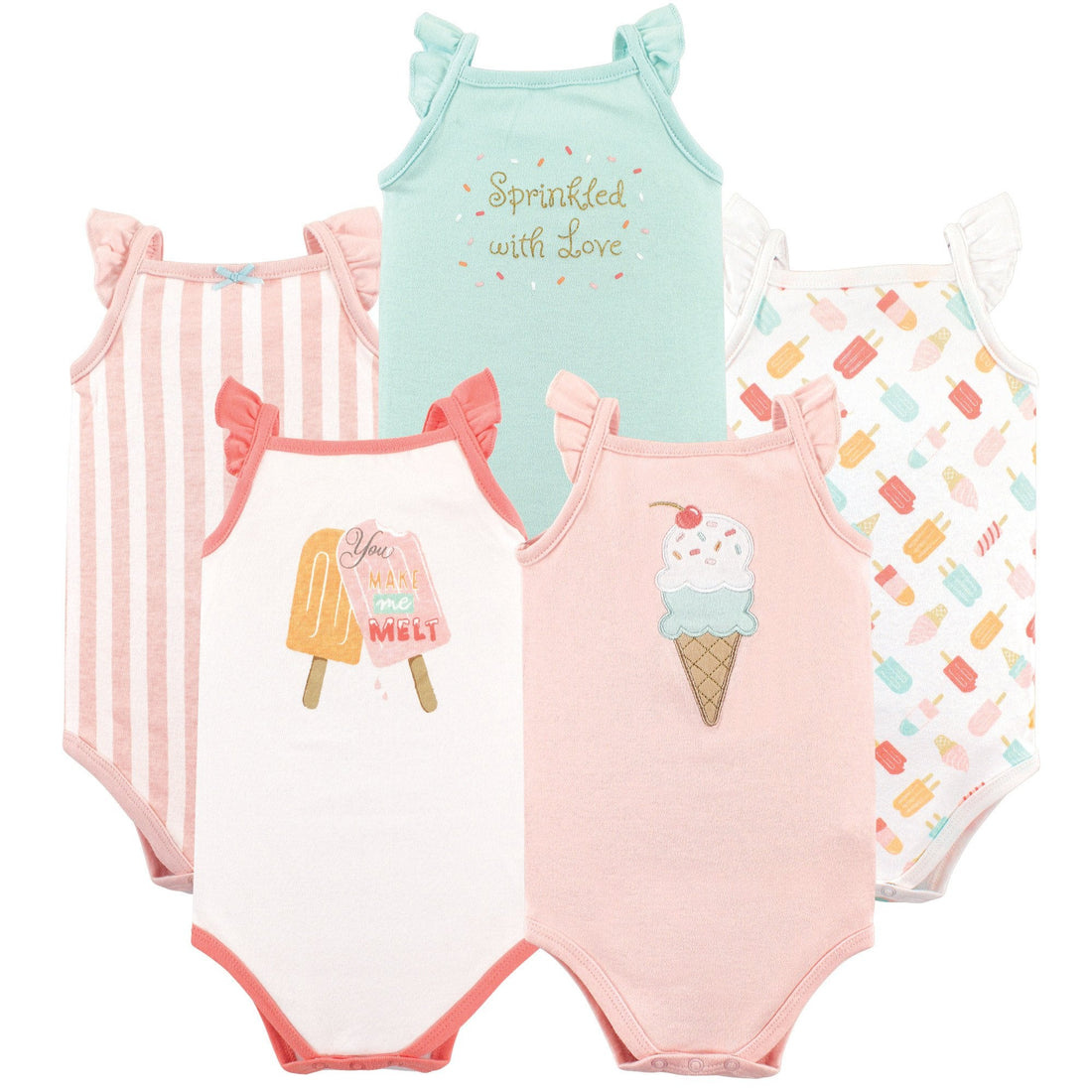 Hudson Baby Unisex Baby Cotton Sleeveless Bodysuits WEBE CLOTHING