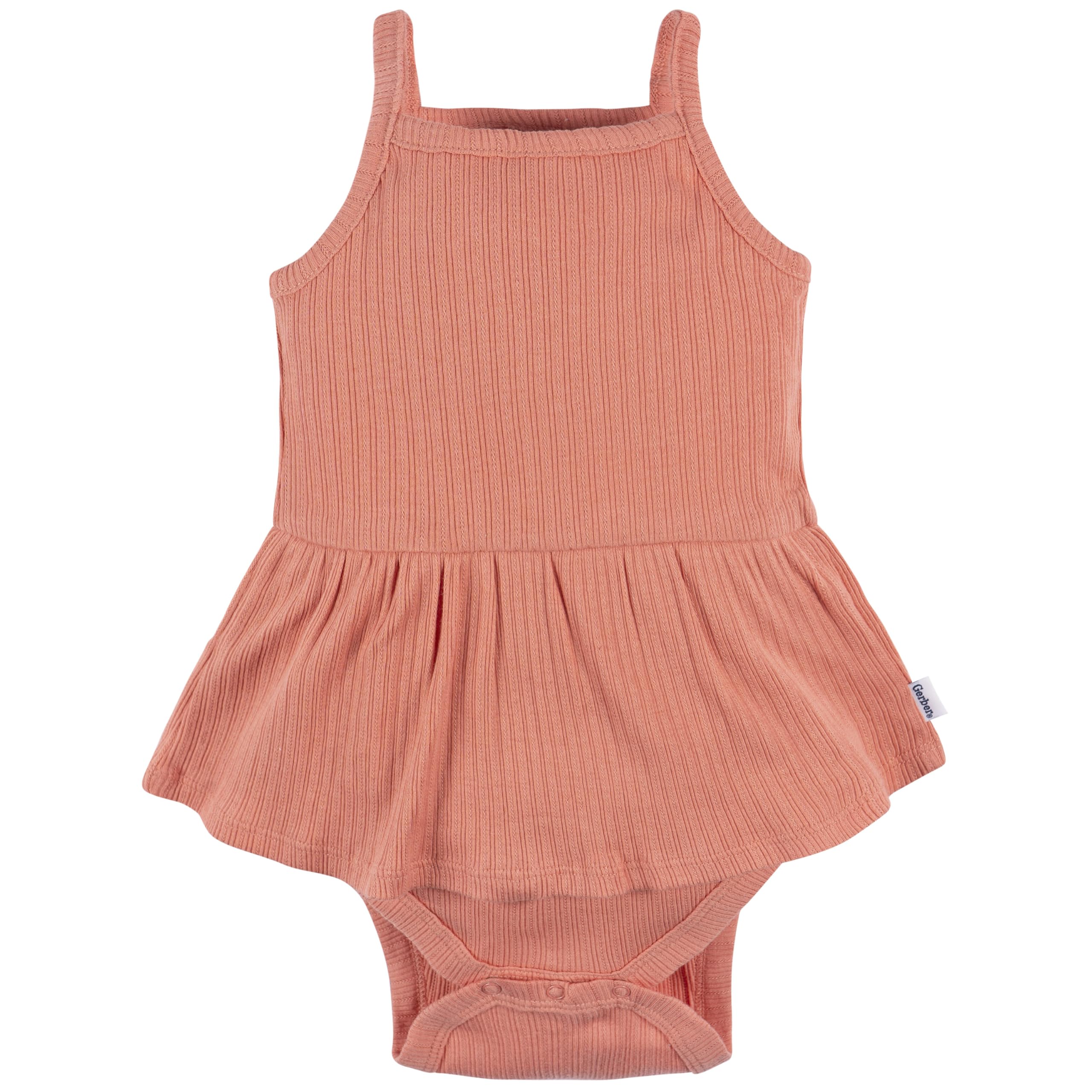 Gerber Baby Girls Multi-Pack Sleeveless Onesies Bodysuit WEBE CLOTHING