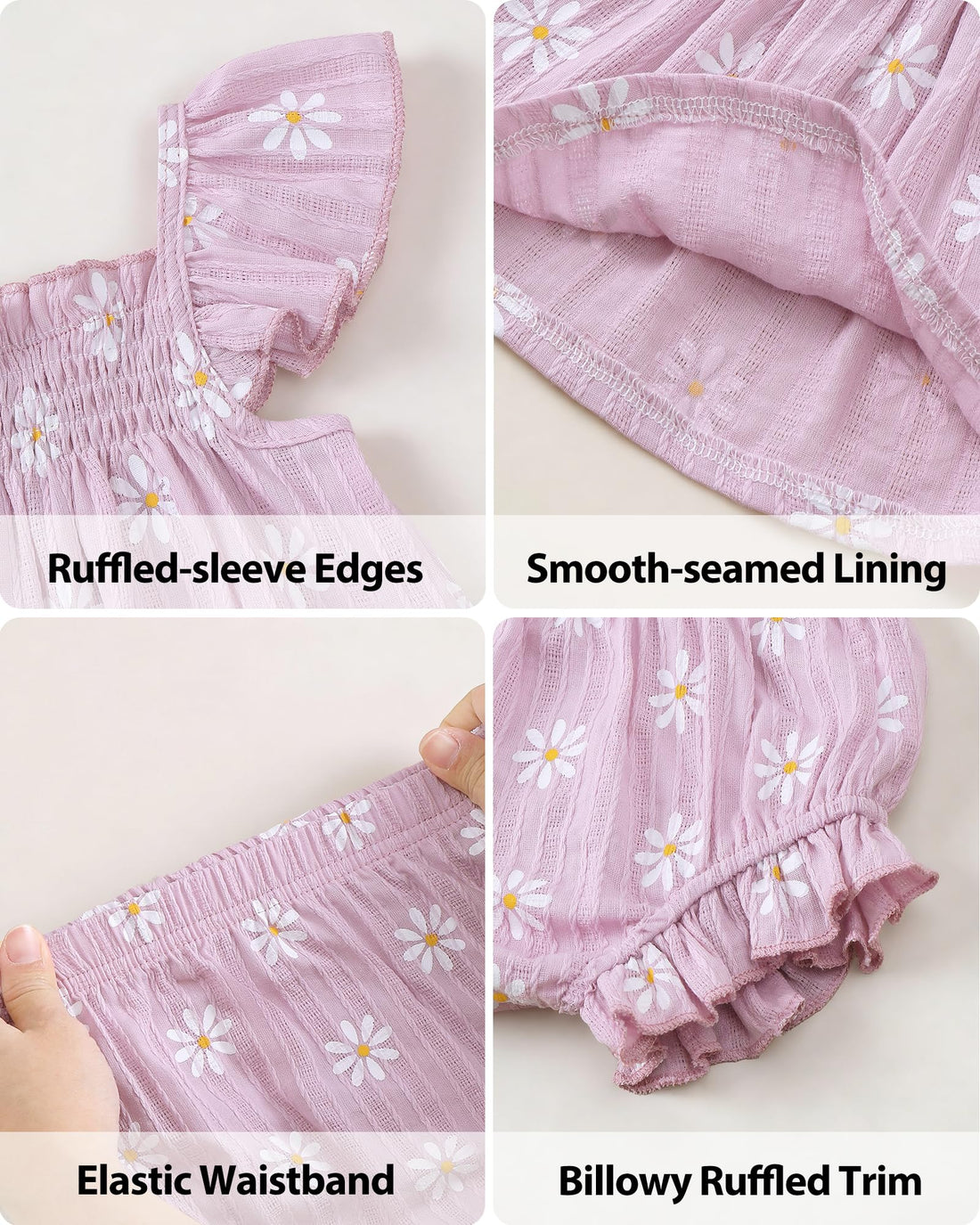 Jecson Newborn Baby Girl Summer Clothes Infant Girl Outfits Sleeveless Ruffle Top and Bloomers Shorts Set 0 3 6 12 Month WEBE CLOTHING
