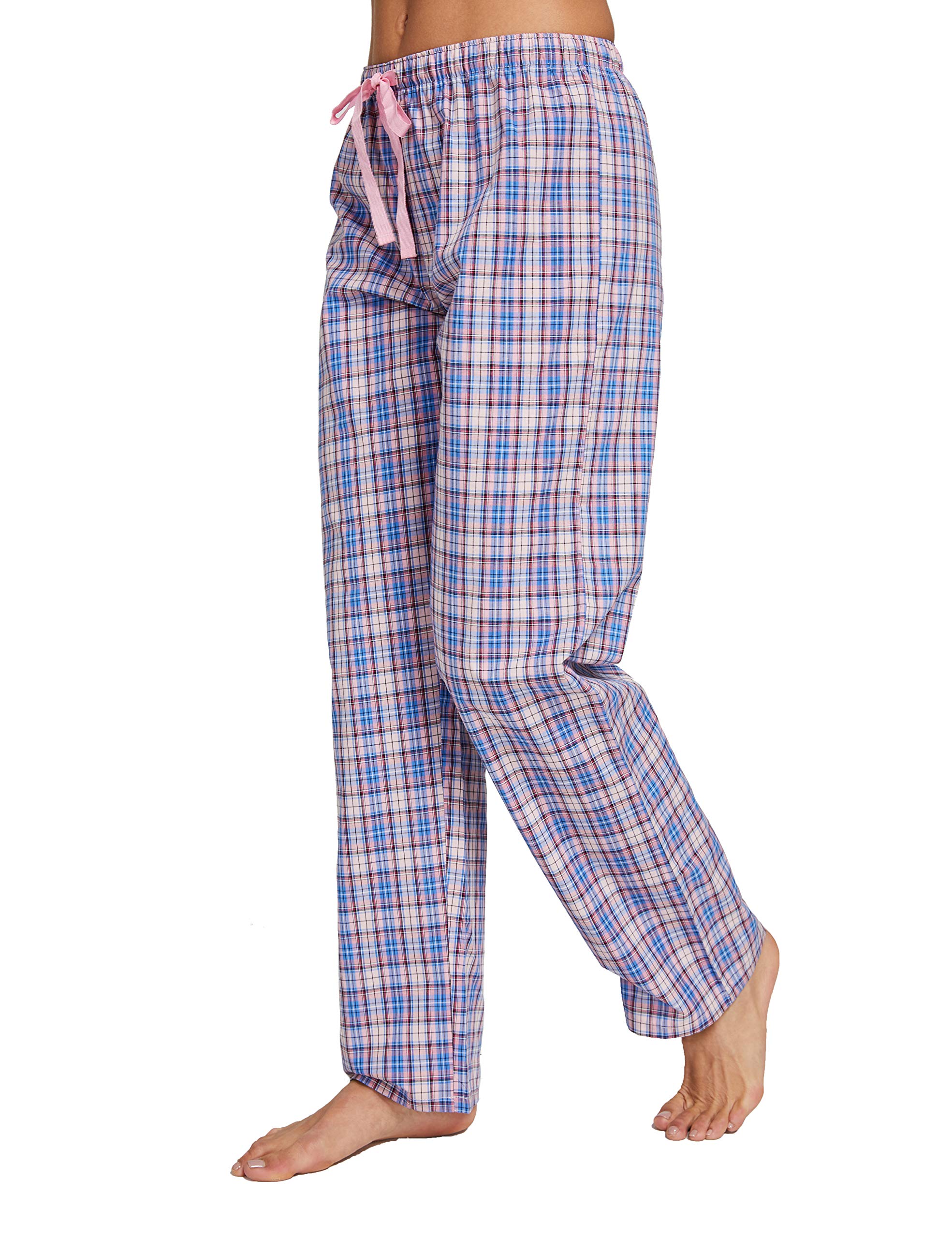 CYZ Women's 100% Cotton Woven Poplin Sleep Pajama Pants