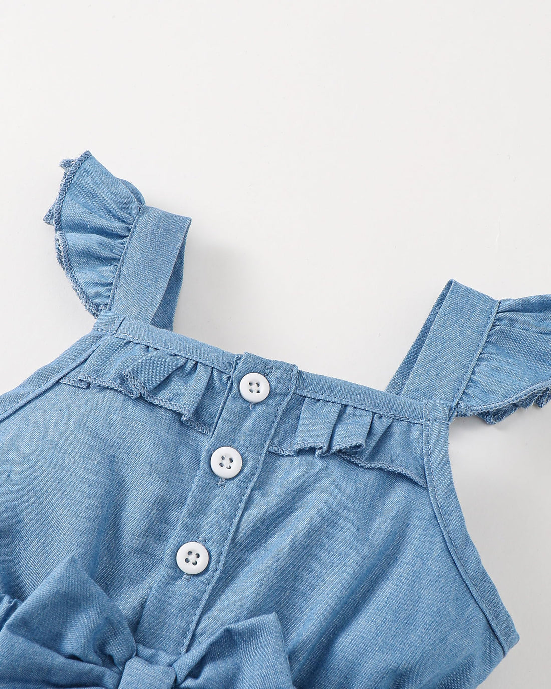 XUANHAO Baby Girl Clothes Summer Romper Outfits for Girls Cute Infant Toddler One-Piece Jumpsuit Ruffle Shorts Sets 6M-3Y WEBE CLOTHING