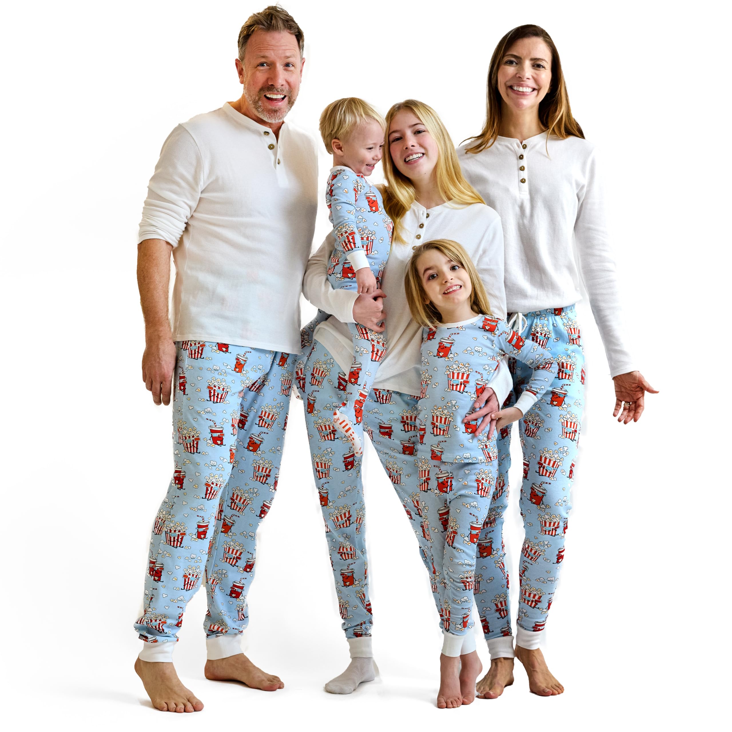 HonestBaby Family Matching Holiday Pajamas 100% Organic Cotton for Men, Women, Kids, Toddlers, Baby Boys, Girls, Unisex, Pets