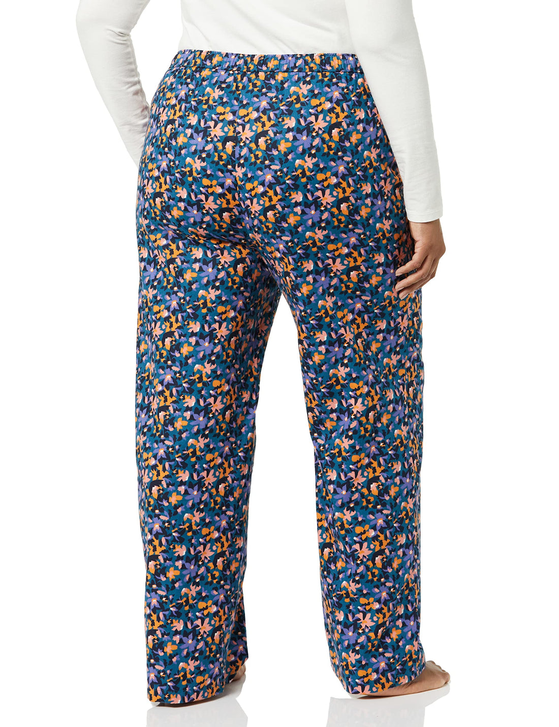 Amazon Essentials Women's Relaxed-Fit Brushed Flannel Pajama Sleep Pant with Drawstring