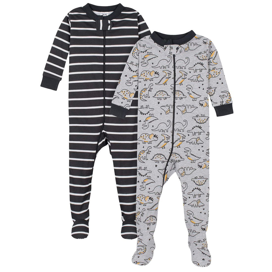 Gerber Baby-Boys 2-Pack Footed Pajamas