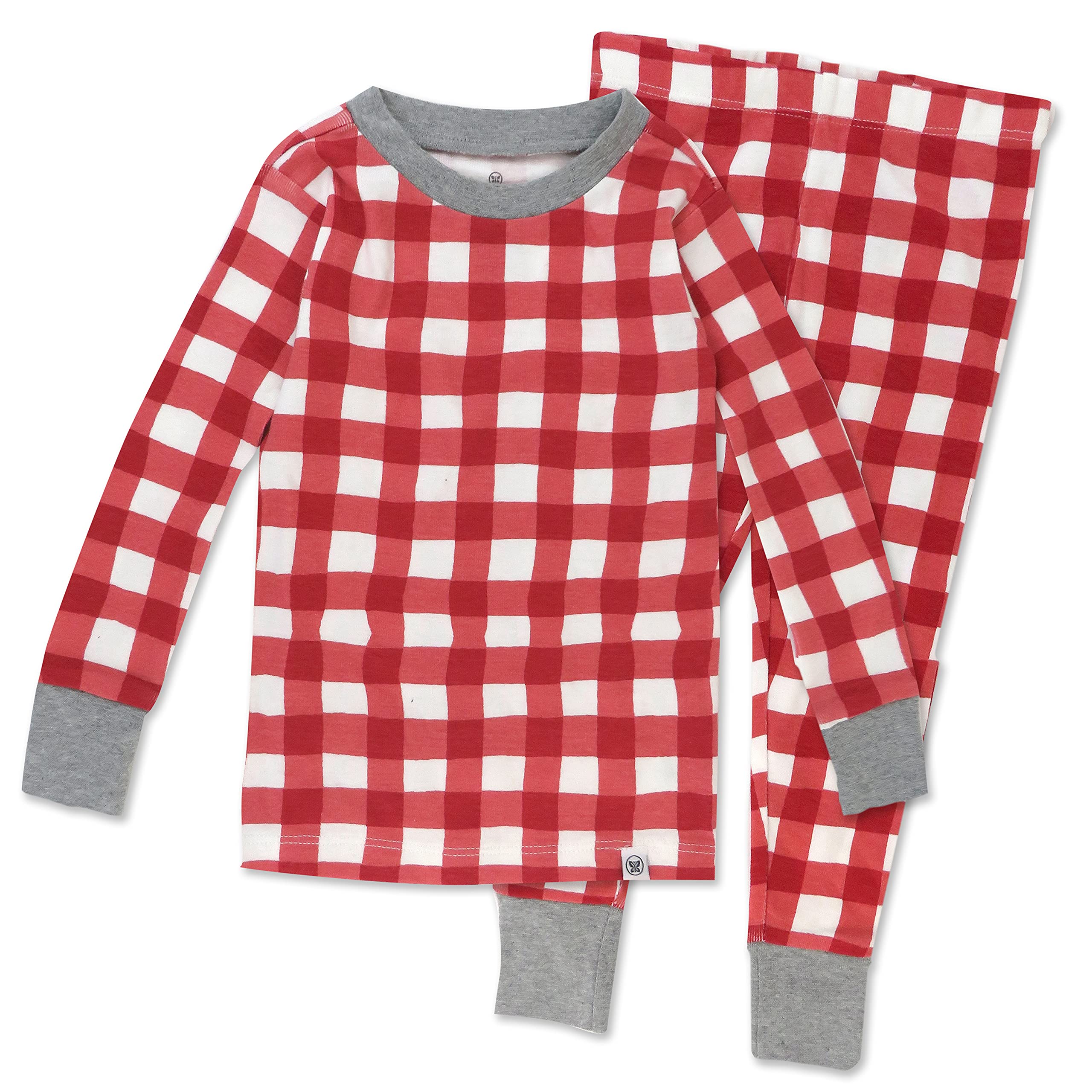 HonestBaby Family Matching Holiday Pajamas 100% Organic Cotton for Men, Women, Kids, Toddlers, Baby Boys, Girls, Unisex, Pets