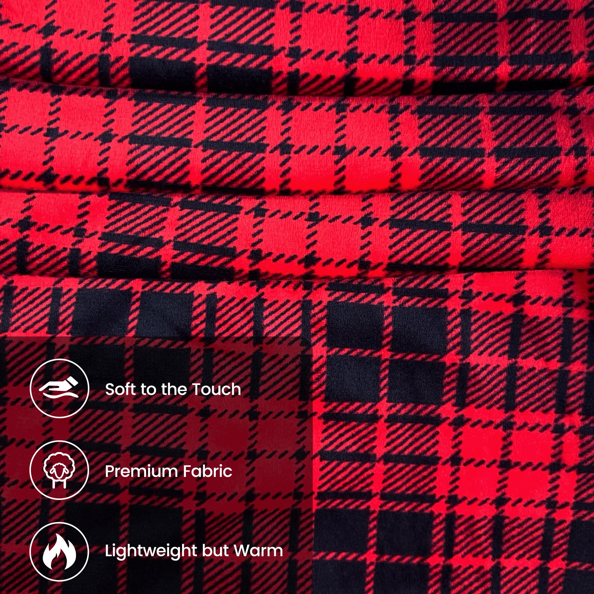 PJGGZ Onesie Couples Matching Pajamas - Funny Plaid Zipper Hooded Pjs Sets for Women & Men Soft Warm Christmas Jumpsuit WEBE CLOTHING