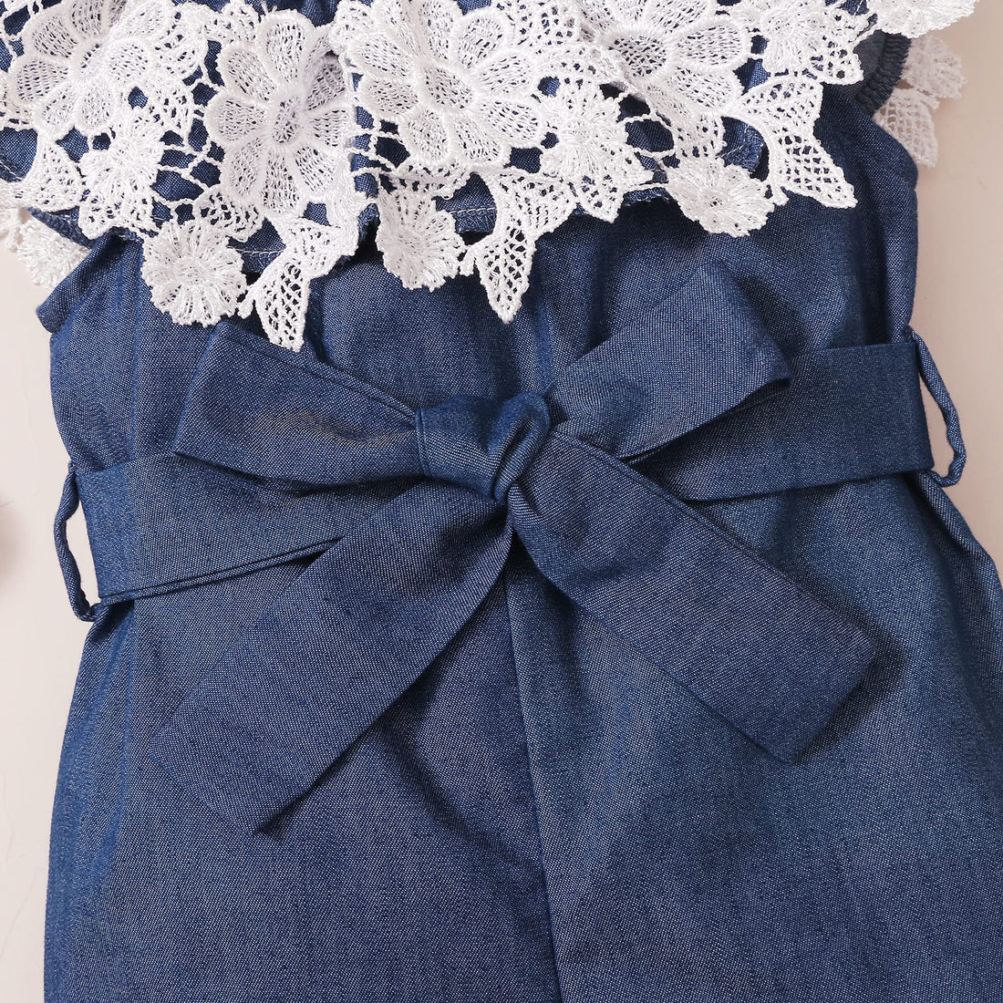 XUANHAO Baby Girl Clothes Summer Romper Outfits for Girls Cute Infant Toddler One-Piece Jumpsuit Ruffle Shorts Sets 6M-3Y WEBE CLOTHING
