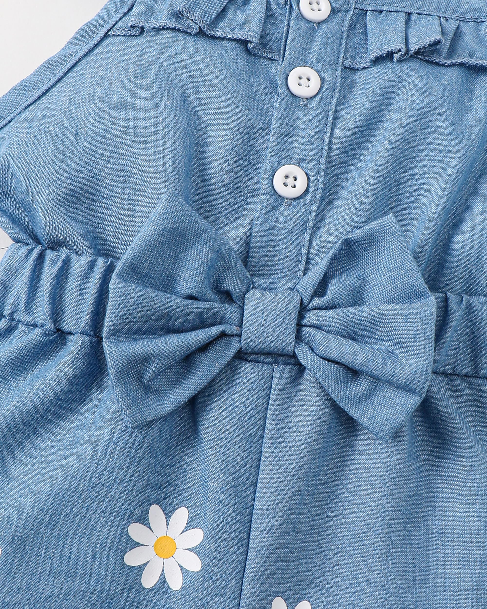 XUANHAO Baby Girl Clothes Summer Romper Outfits for Girls Cute Infant Toddler One-Piece Jumpsuit Ruffle Shorts Sets 6M-3Y WEBE CLOTHING