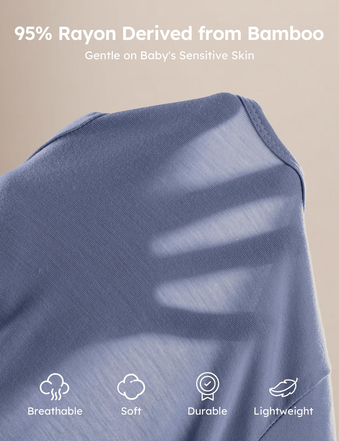 Yoofoss Rayon Made From Bamboo Baby Pajamas 3pcs Newborn Sleepers For Boy Girl Clothes, 0-3 3-6 6-9 Months Footed Pjs