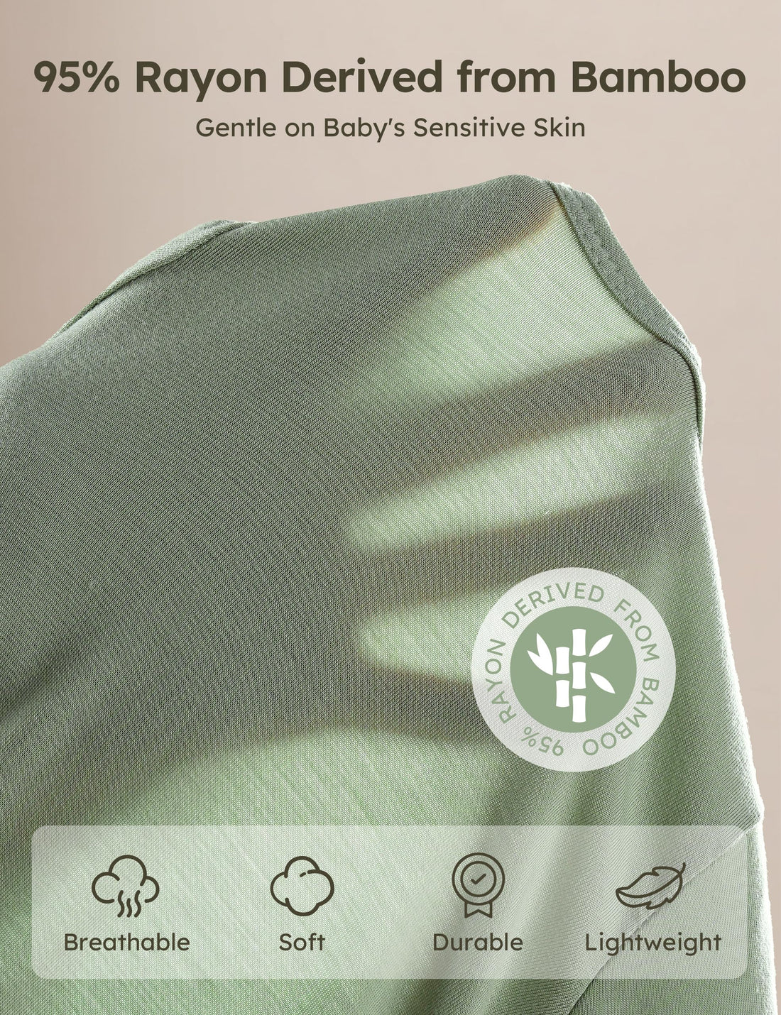 Yoofoss Rayon Made From Bamboo Baby Pajamas 3pcs Newborn Sleepers For Boy Girl Clothes, 0-3 3-6 6-9 Months Footed Pjs