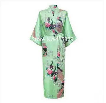 Silk Bathrobe Women Satin Kimono Robes For Women Floral Robes Bridesmaids Long Kimono Robe Bride Silk Robe Dressing Gown