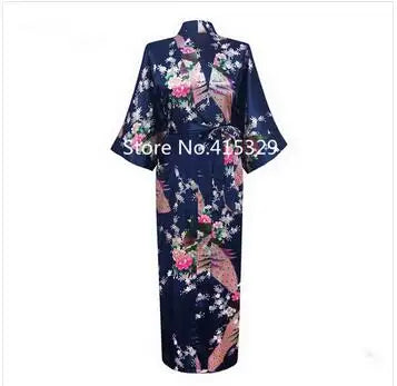 Silk Bathrobe Women Satin Kimono Robes For Women Floral Robes Bridesmaids Long Kimono Robe Bride Silk Robe Dressing Gown