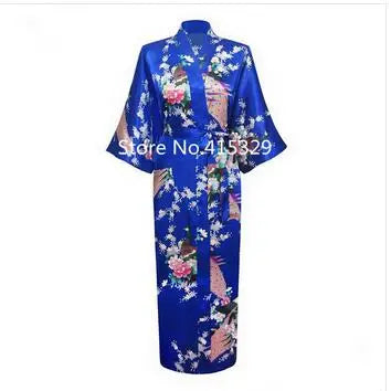 Silk Bathrobe Women Satin Kimono Robes For Women Floral Robes Bridesmaids Long Kimono Robe Bride Silk Robe Dressing Gown