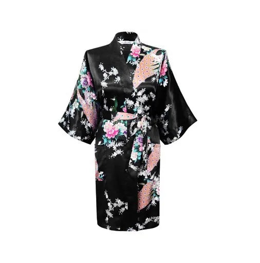 Silk Kimono Robe Bathrobe Women Satin Robe Robe Longue Femme For Women Night Sexy Robes Night Grow For Bridesmaid Summer