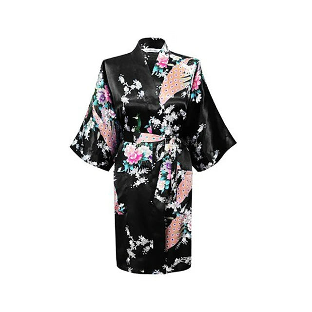 Silk Kimono Robe Bathrobe Women Satin Robe Robe Longue Femme For Women Night Sexy Robes Night Grow For Bridesmaid Summer