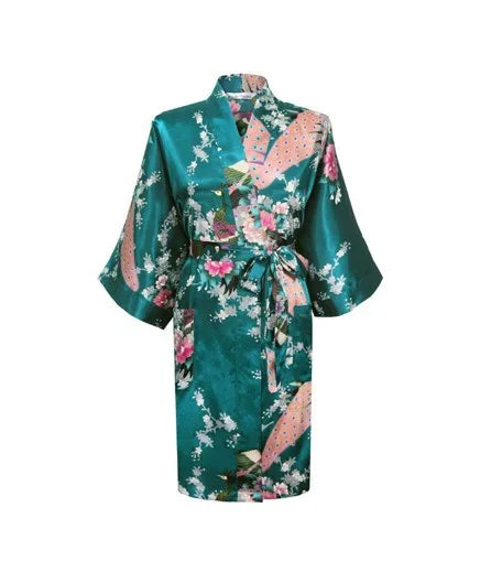 Silk Kimono Robe Bathrobe Women Satin Robe Robe Longue Femme For Women Night Sexy Robes Night Grow For Bridesmaid Summer