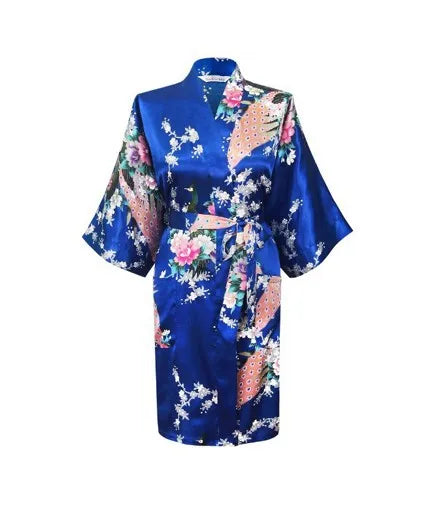 Silk Kimono Robe Bathrobe Women Satin Robe Robe Longue Femme For Women Night Sexy Robes Night Grow For Bridesmaid Summer