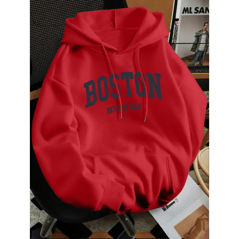 2026 New Men's Loose Hoodie Thin Spring Autumn Versatile Casual No Pilling Fade Resistant
