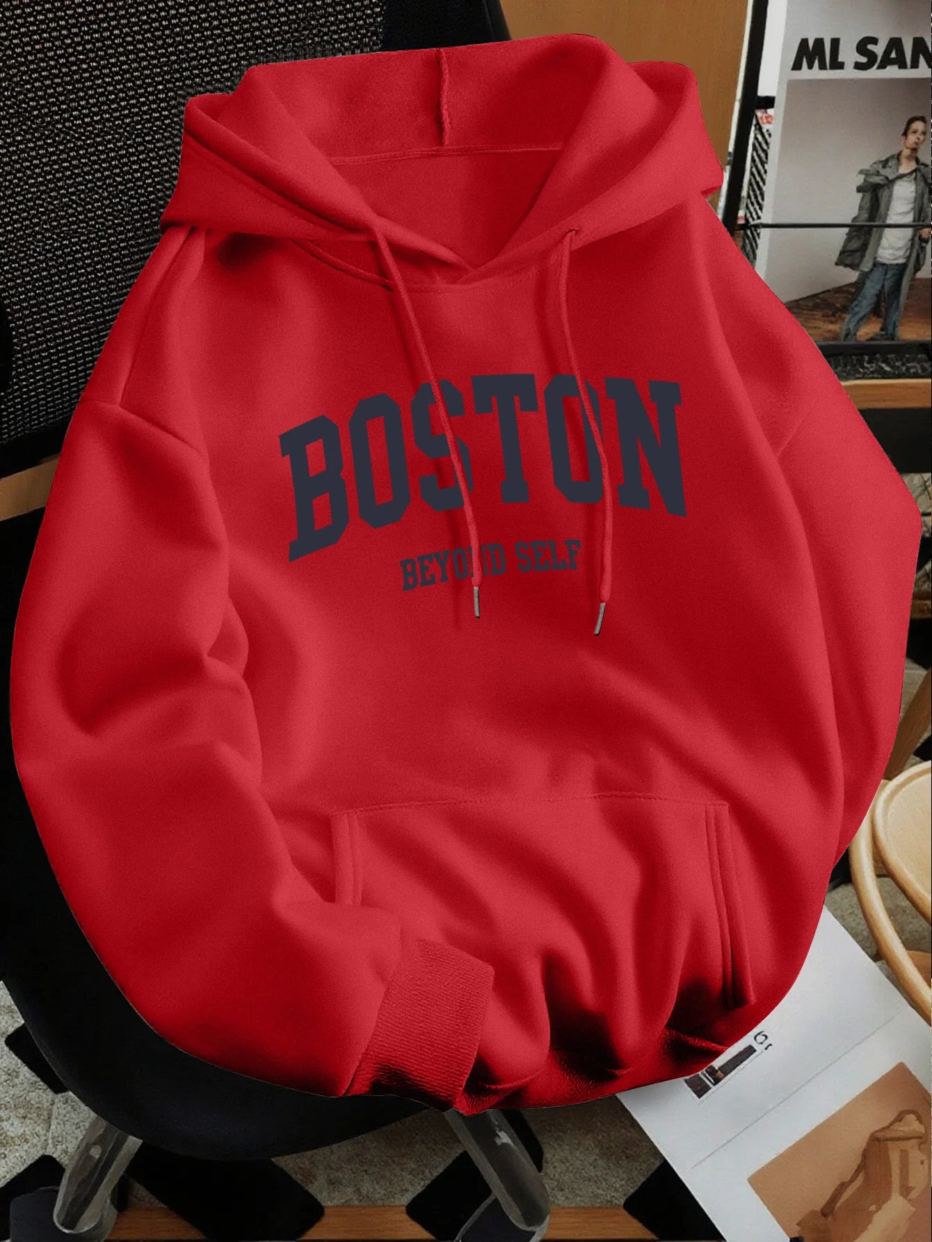 2026 New Men's Loose Hoodie Thin Spring Autumn Versatile Casual No Pilling Fade Resistant