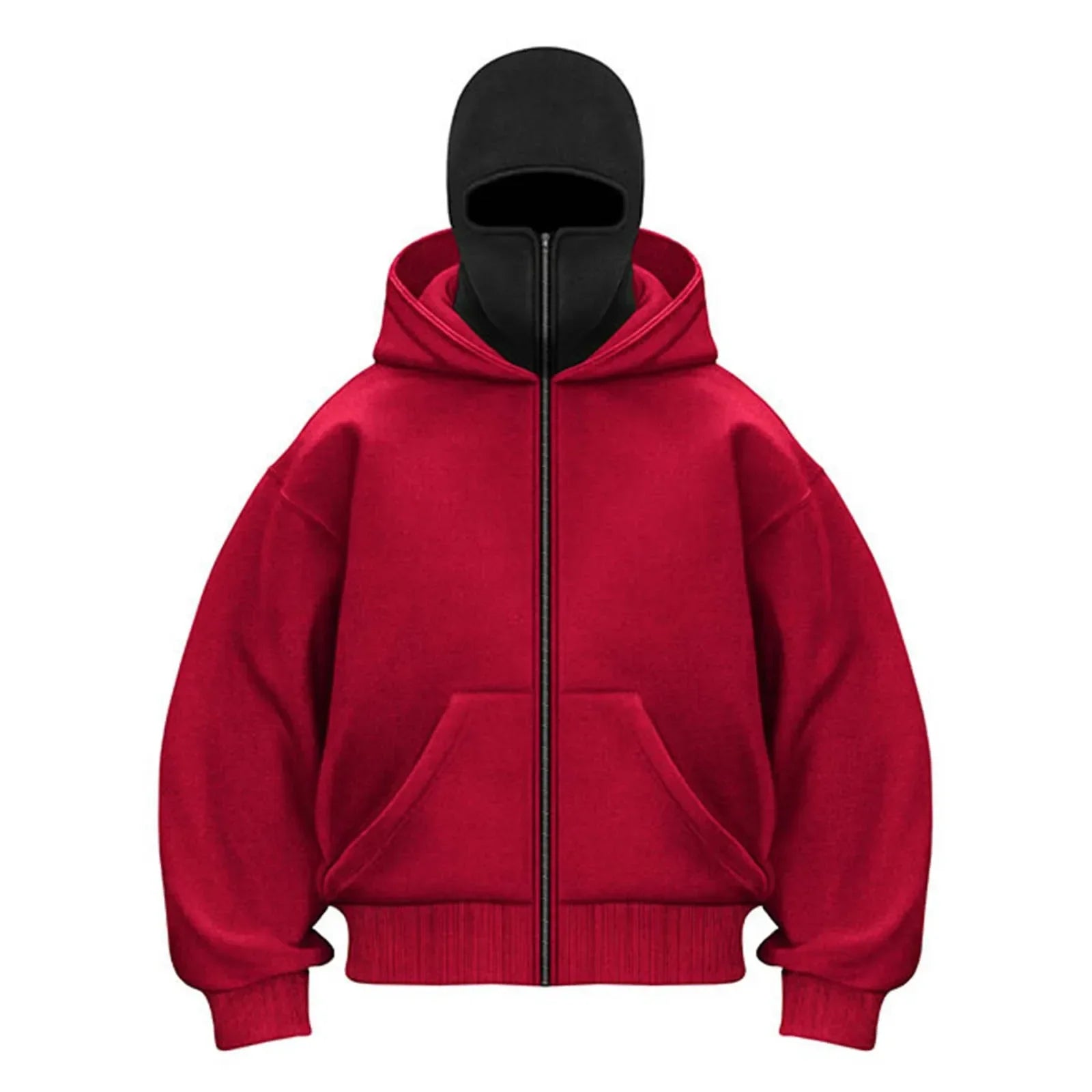 Ins Trendy Brand Double Hat Hooded Hoodie Jacket 2025 Spring/Autumn New Style Men's and Women's Same Style Loose Zipper Couple