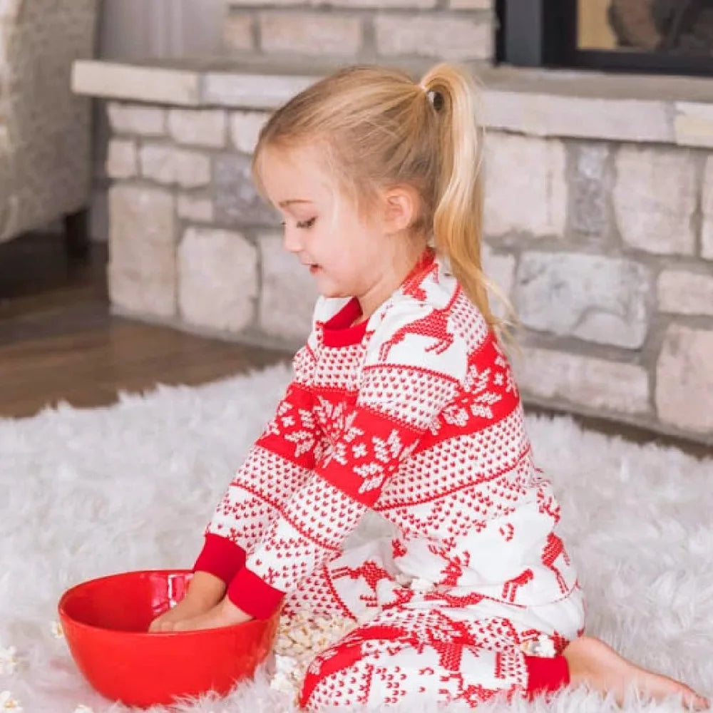 Christmas Family Matching Pyjamas Homewear 2 Pieces Suit Adult Kids Sleepwear New Year's Costume Merry Christmas Gift