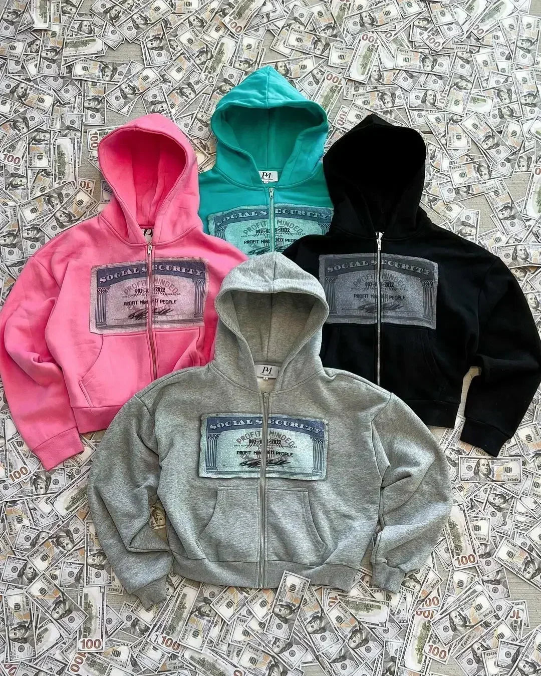 Y2K Retro Hoodie Men's and Women's Custom Print Streetwear Long Sleeve Pullover with Hood